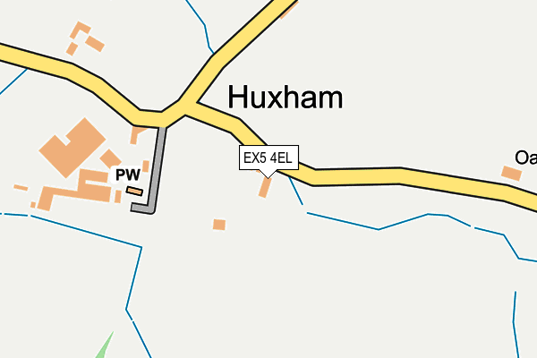 EX5 4EL map - OS OpenMap – Local (Ordnance Survey) EX5 4EL map - OS OpenMap – Local (Ordnance Survey)