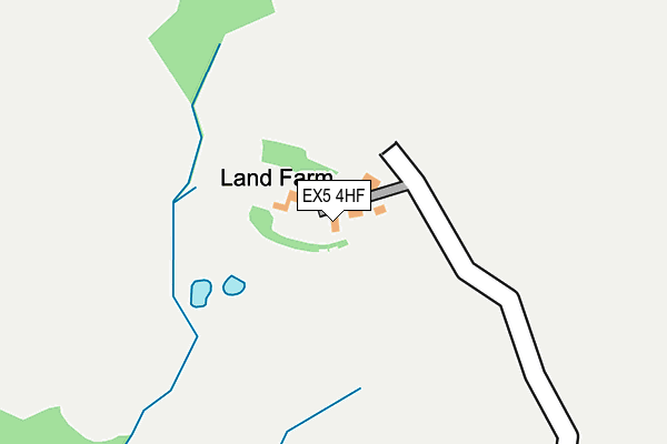 EX5 4HF map - OS OpenMap – Local (Ordnance Survey) EX5 4HF map - OS OpenMap – Local (Ordnance Survey)