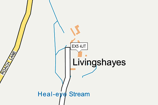 EX5 4JT map - OS OpenMap – Local (Ordnance Survey) EX5 4JT map - OS OpenMap – Local (Ordnance Survey)