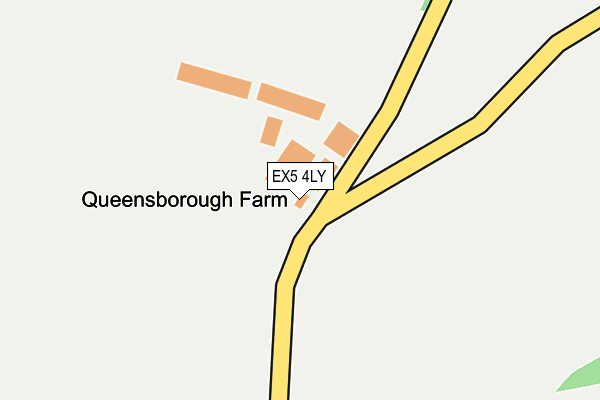 EX5 4LY map - OS OpenMap – Local (Ordnance Survey)
