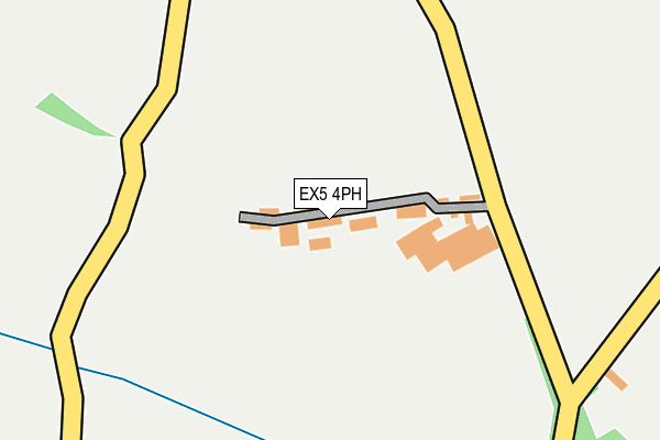 EX5 4PH map - OS OpenMap – Local (Ordnance Survey) EX5 4PH map - OS OpenMap – Local (Ordnance Survey)