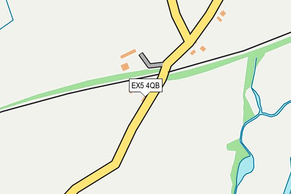 EX5 4QB map - OS OpenMap – Local (Ordnance Survey) EX5 4QB map - OS OpenMap – Local (Ordnance Survey)