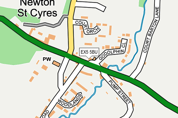 EX5 5BU map - OS OpenMap – Local (Ordnance Survey) EX5 5BU map - OS OpenMap – Local (Ordnance Survey)