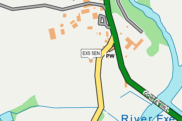 EX5 5EN map - OS OpenMap – Local (Ordnance Survey) EX5 5EN map - OS OpenMap – Local (Ordnance Survey)