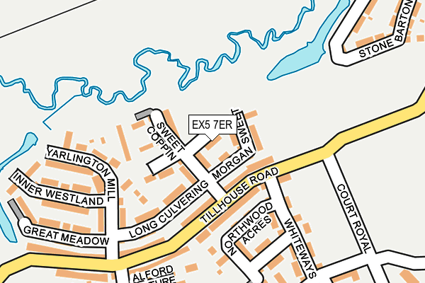 EX5 7ER map - OS OpenMap – Local (Ordnance Survey) EX5 7ER map - OS OpenMap – Local (Ordnance Survey)