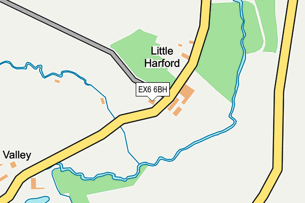 EX6 6BH map - OS OpenMap – Local (Ordnance Survey) EX6 6BH map - OS OpenMap – Local (Ordnance Survey)