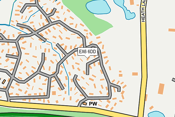 EX6 6DD map - OS OpenMap – Local (Ordnance Survey) EX6 6DD map - OS OpenMap – Local (Ordnance Survey)