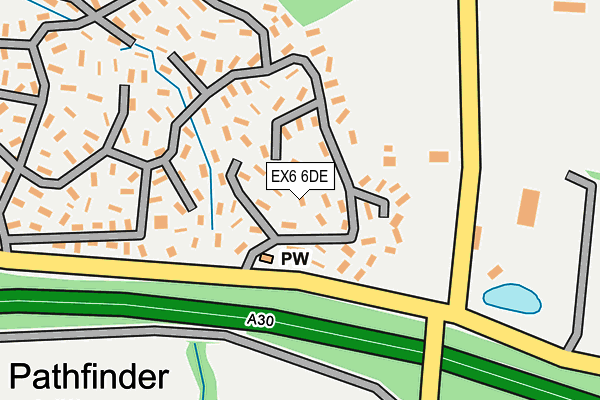 EX6 6DE map - OS OpenMap – Local (Ordnance Survey) EX6 6DE map - OS OpenMap – Local (Ordnance Survey)