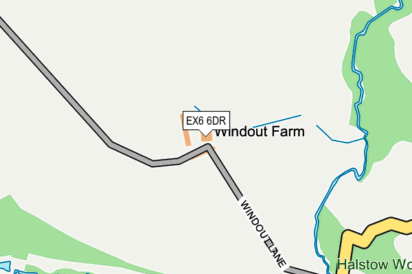EX6 6DR map - OS OpenMap – Local (Ordnance Survey) EX6 6DR map - OS OpenMap – Local (Ordnance Survey)