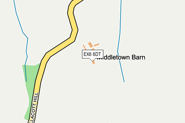 EX6 6DT map - OS OpenMap – Local (Ordnance Survey) EX6 6DT map - OS OpenMap – Local (Ordnance Survey)