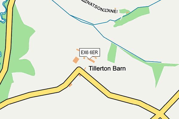 EX6 6ER map - OS OpenMap – Local (Ordnance Survey) EX6 6ER map - OS OpenMap – Local (Ordnance Survey)