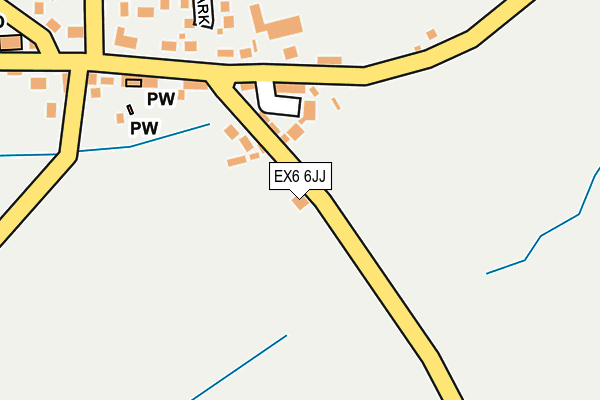 EX6 6JJ map - OS OpenMap – Local (Ordnance Survey) EX6 6JJ map - OS OpenMap – Local (Ordnance Survey)