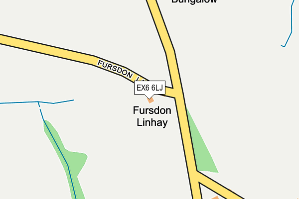 EX6 6LJ map - OS OpenMap – Local (Ordnance Survey) EX6 6LJ map - OS OpenMap – Local (Ordnance Survey)