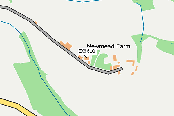 EX6 6LQ map - OS OpenMap – Local (Ordnance Survey) EX6 6LQ map - OS OpenMap – Local (Ordnance Survey)