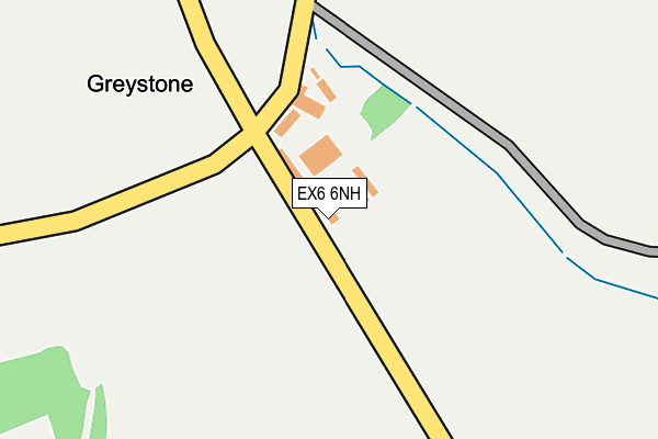 EX6 6NH map - OS OpenMap – Local (Ordnance Survey) EX6 6NH map - OS OpenMap – Local (Ordnance Survey)