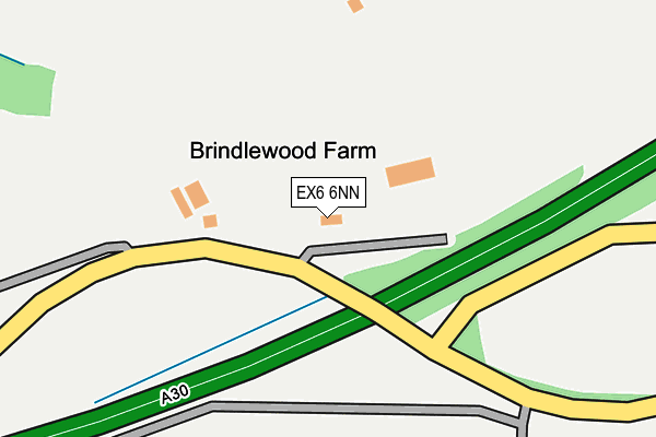 EX6 6NN map - OS OpenMap – Local (Ordnance Survey)