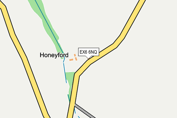 EX6 6NQ map - OS OpenMap – Local (Ordnance Survey) EX6 6NQ map - OS OpenMap – Local (Ordnance Survey)