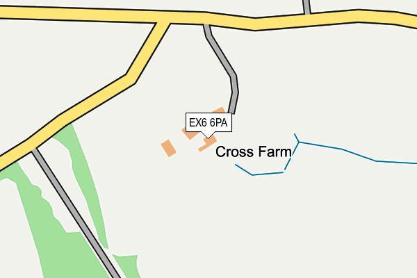 EX6 6PA map - OS OpenMap – Local (Ordnance Survey) EX6 6PA map - OS OpenMap – Local (Ordnance Survey)