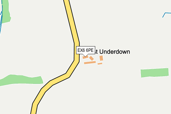 EX6 6PE map - OS OpenMap – Local (Ordnance Survey) EX6 6PE map - OS OpenMap – Local (Ordnance Survey)