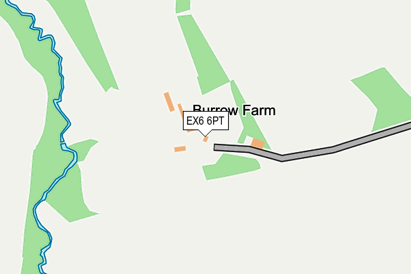 EX6 6PT map - OS OpenMap – Local (Ordnance Survey) EX6 6PT map - OS OpenMap – Local (Ordnance Survey)