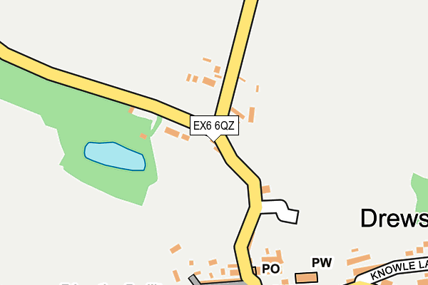 EX6 6QZ map - OS OpenMap – Local (Ordnance Survey) EX6 6QZ map - OS OpenMap – Local (Ordnance Survey)