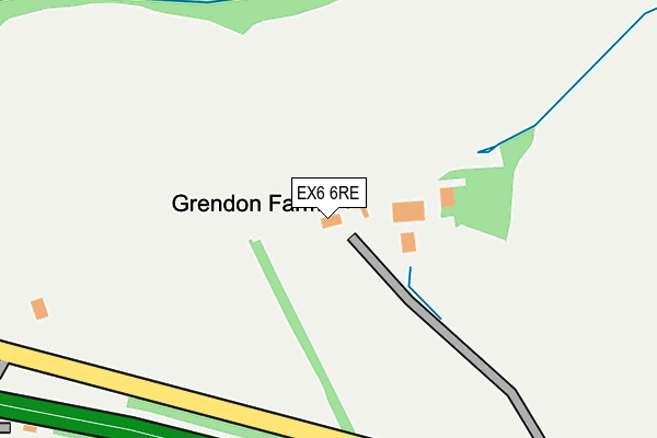 EX6 6RE map - OS OpenMap – Local (Ordnance Survey) EX6 6RE map - OS OpenMap – Local (Ordnance Survey)