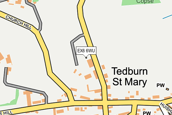 EX6 6WU map - OS OpenMap – Local (Ordnance Survey) EX6 6WU map - OS OpenMap – Local (Ordnance Survey)