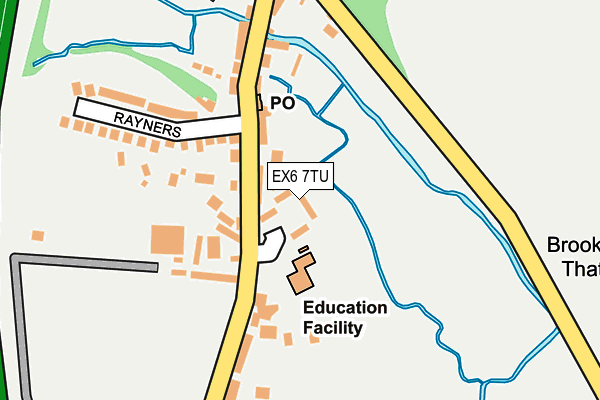 EX6 7TU map - OS OpenMap – Local (Ordnance Survey) EX6 7TU map - OS OpenMap – Local (Ordnance Survey)