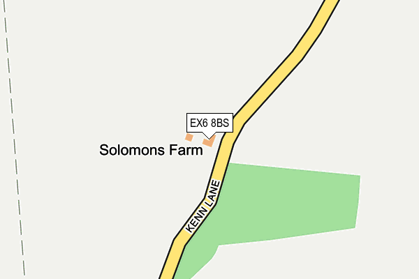 EX6 8BS map - OS OpenMap – Local (Ordnance Survey) EX6 8BS map - OS OpenMap – Local (Ordnance Survey)