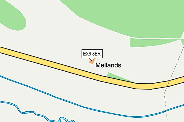 EX6 8ER map - OS OpenMap – Local (Ordnance Survey) EX6 8ER map - OS OpenMap – Local (Ordnance Survey)