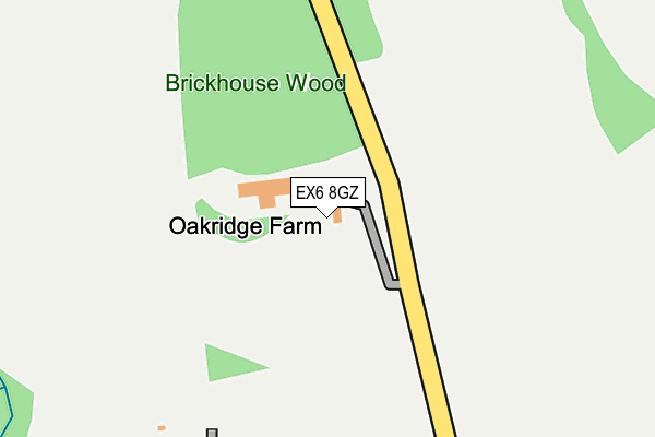 EX6 8GZ map - OS OpenMap – Local (Ordnance Survey) EX6 8GZ map - OS OpenMap – Local (Ordnance Survey)