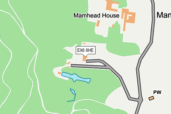 EX6 8HE map - OS OpenMap – Local (Ordnance Survey) EX6 8HE map - OS OpenMap – Local (Ordnance Survey)