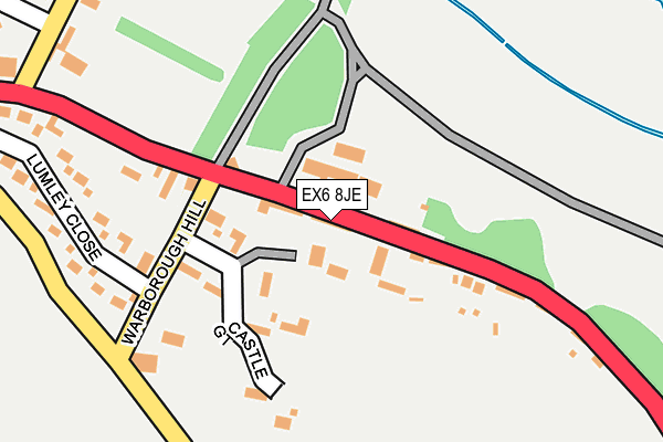 EX6 8JE map - OS OpenMap – Local (Ordnance Survey) EX6 8JE map - OS OpenMap – Local (Ordnance Survey)