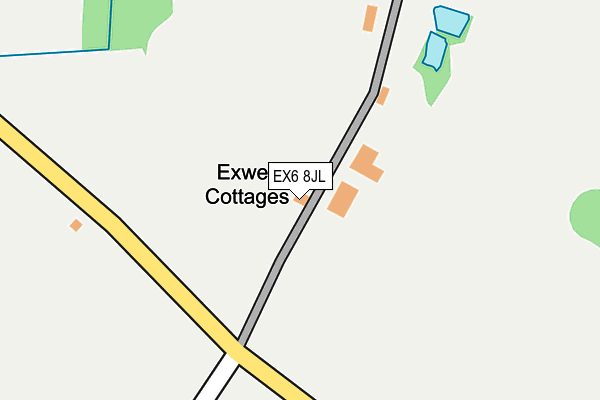 EX6 8JL map - OS OpenMap – Local (Ordnance Survey) EX6 8JL map - OS OpenMap – Local (Ordnance Survey)