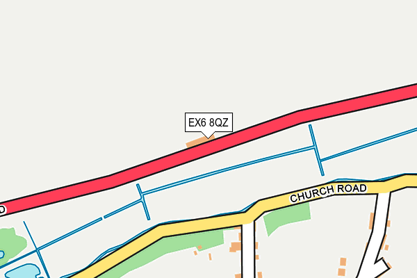 EX6 8QZ map - OS OpenMap – Local (Ordnance Survey) EX6 8QZ map - OS OpenMap – Local (Ordnance Survey)