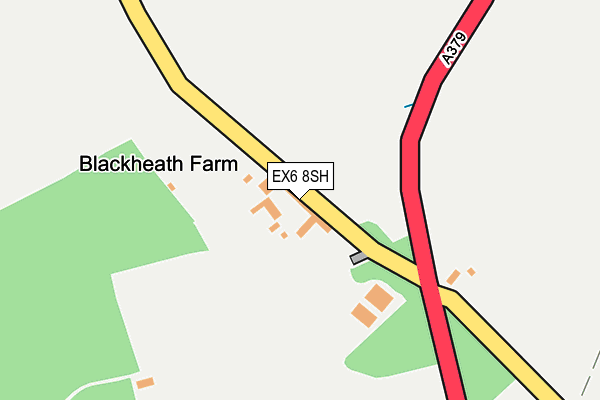 EX6 8SH map - OS OpenMap – Local (Ordnance Survey) EX6 8SH map - OS OpenMap – Local (Ordnance Survey)