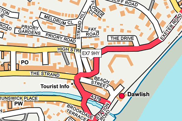 EX7 9HY map - OS OpenMap – Local (Ordnance Survey) EX7 9HY map - OS OpenMap – Local (Ordnance Survey)