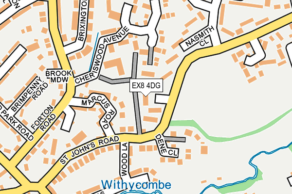 EX8 4DG map - OS OpenMap – Local (Ordnance Survey) EX8 4DG map - OS OpenMap – Local (Ordnance Survey)