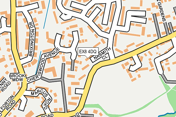 EX8 4DQ map - OS OpenMap – Local (Ordnance Survey) EX8 4DQ map - OS OpenMap – Local (Ordnance Survey)