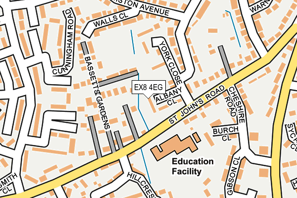 EX8 4EG map - OS OpenMap – Local (Ordnance Survey) EX8 4EG map - OS OpenMap – Local (Ordnance Survey)