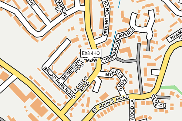EX8 4HQ map - OS OpenMap – Local (Ordnance Survey) EX8 4HQ map - OS OpenMap – Local (Ordnance Survey)