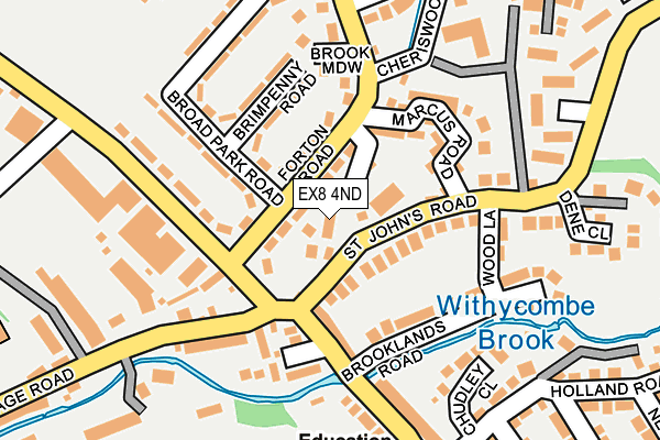EX8 4ND map - OS OpenMap – Local (Ordnance Survey) EX8 4ND map - OS OpenMap – Local (Ordnance Survey)