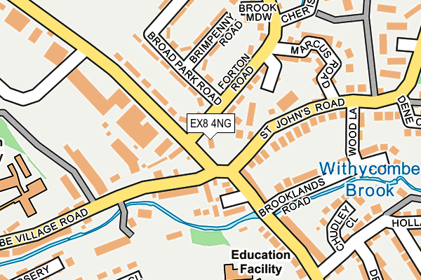 EX8 4NG map - OS OpenMap – Local (Ordnance Survey) EX8 4NG map - OS OpenMap – Local (Ordnance Survey)