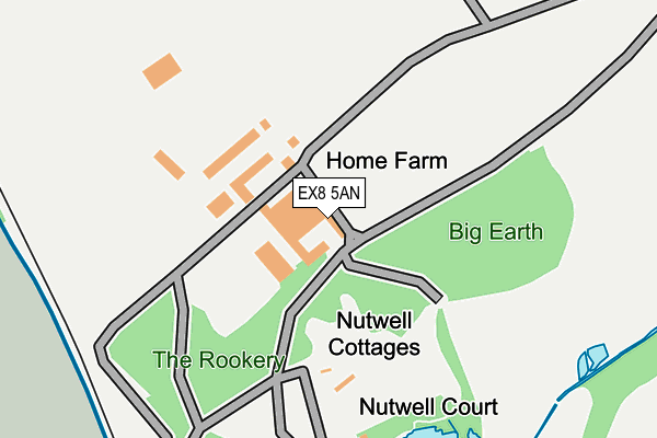 EX8 5AN map - OS OpenMap – Local (Ordnance Survey) EX8 5AN map - OS OpenMap – Local (Ordnance Survey)