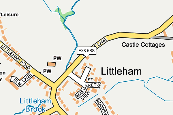 EX8 5BS map - OS OpenMap – Local (Ordnance Survey) EX8 5BS map - OS OpenMap – Local (Ordnance Survey)
