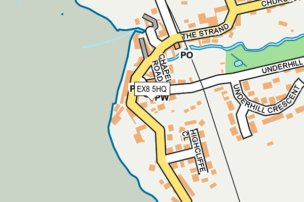 EX8 5HQ map - OS OpenMap – Local (Ordnance Survey) EX8 5HQ map - OS OpenMap – Local (Ordnance Survey)