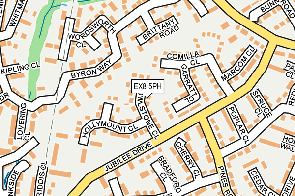 EX8 5PH map - OS OpenMap – Local (Ordnance Survey) EX8 5PH map - OS OpenMap – Local (Ordnance Survey)