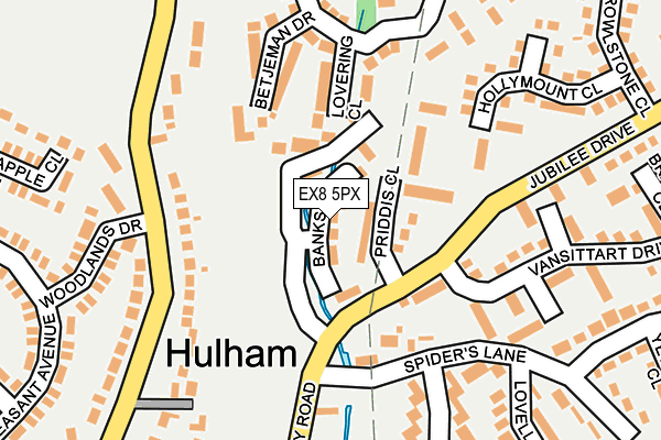 EX8 5PX map - OS OpenMap – Local (Ordnance Survey) EX8 5PX map - OS OpenMap – Local (Ordnance Survey)