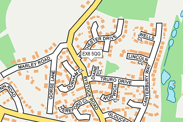 EX8 5QG map - OS OpenMap – Local (Ordnance Survey) EX8 5QG map - OS OpenMap – Local (Ordnance Survey)