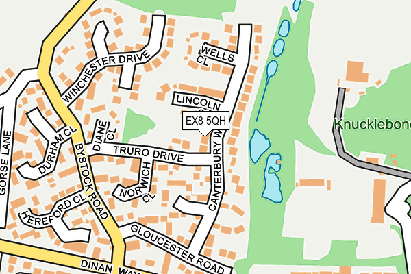 EX8 5QH map - OS OpenMap – Local (Ordnance Survey) EX8 5QH map - OS OpenMap – Local (Ordnance Survey)